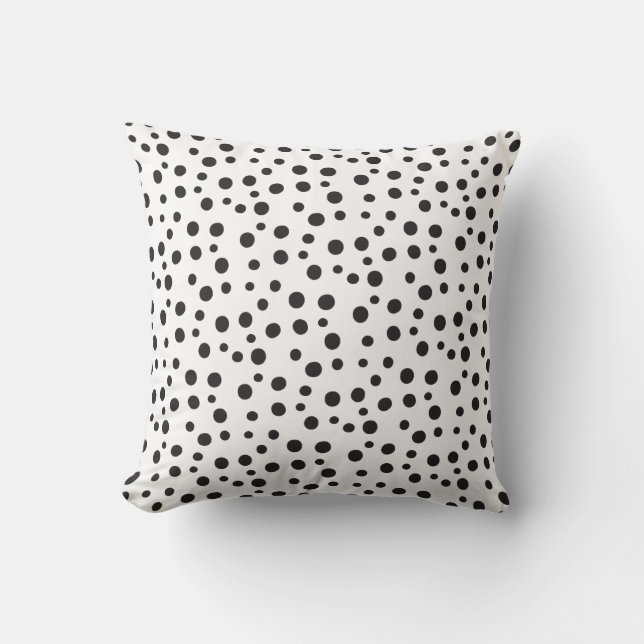 Coussin Carreau dalmatien du point | (Recto)