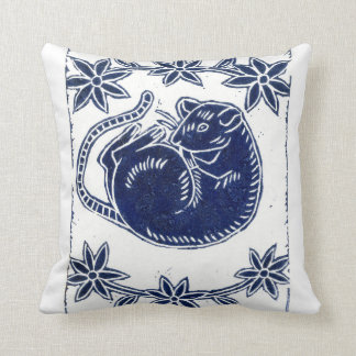 Coussin Carreau d'amants de rat