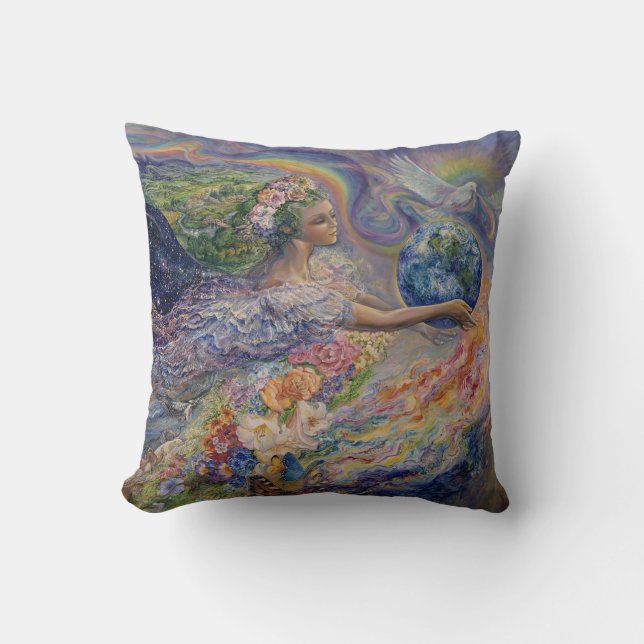 Coussin Carreau d'ange de la terre (Recto)