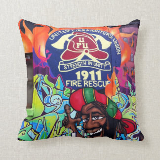 Coussin Carreau d'art/graffiti de rue de Melbourne