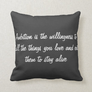 Coussin Carreau de "ambition"