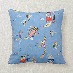 Coussin Carreau de bleu de ciel de Kandinsky