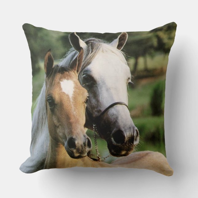 Coussin Carreau de chevaux (Recto)