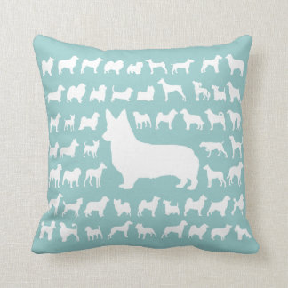 Coussin Carreau de conception de corgi de Gallois de