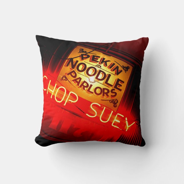 Coussin Carreau de coton de Pekin (Recto)