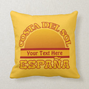 Coussin Carreau de coutume de l'ESPAGNE la Costa del Sol