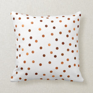 Coussin Carreau de cuivre fantastique de motif de points