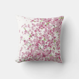 Coussin Carreau de fleurs de cerisier