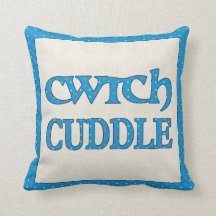 Carreau de Gallois Cwtch, coussin, polkas sur le