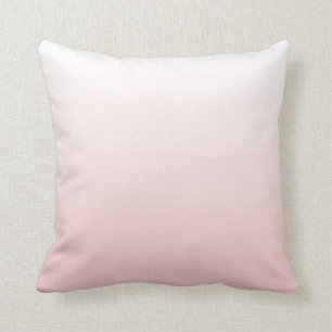 Coussin Carreau de gradient de quartz rose de Pantone
