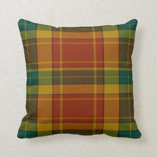 Coussin Carreau de Grant de tartan