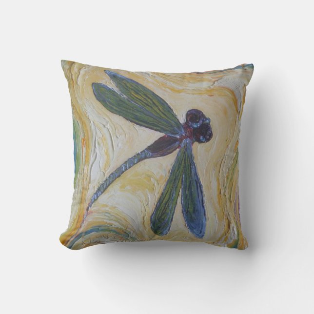 Coussin Carreau de libellule (Recto)