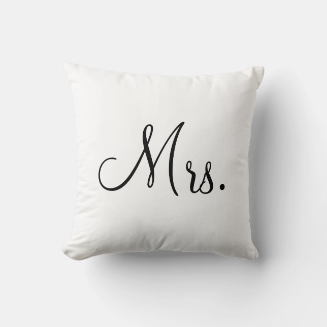 Coussin Carreau de Mme Customized (Recto)