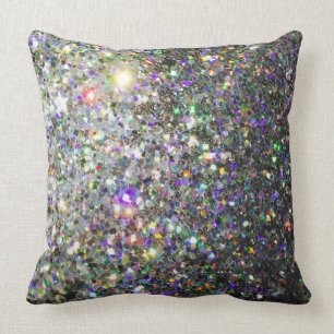 Coussin Carreau de parties scintillantes de tape-à-l'oeil