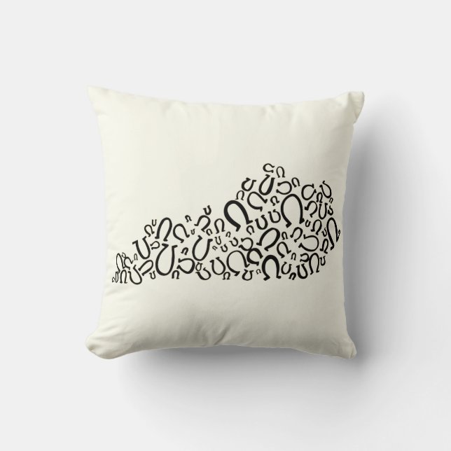 Coussin Carreau de pays de cheval (Recto)