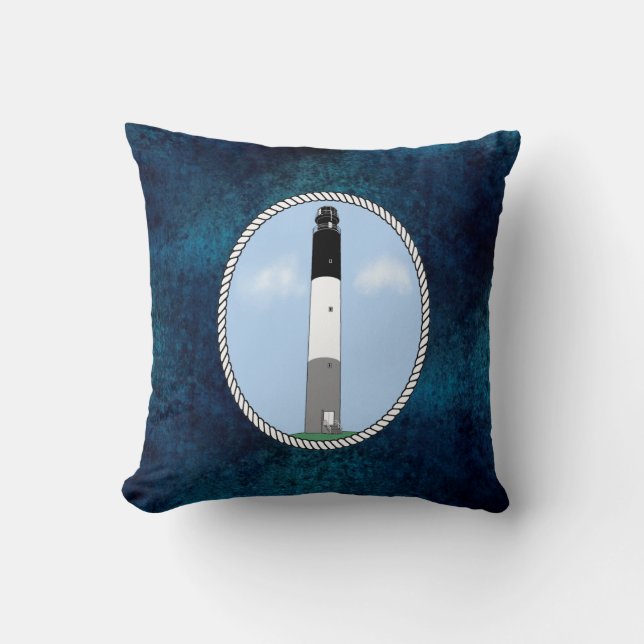 Coussin Carreau de phare d'île de chêne (Recto)