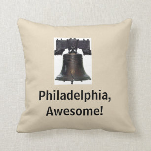 Coussin Carreau de Philadelphie Liberty Bell
