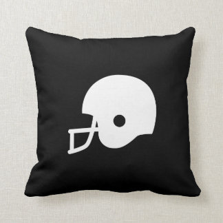 Coussin Carreau de pictogramme de casque de football