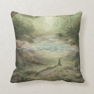 Coussin Carreau de poissons