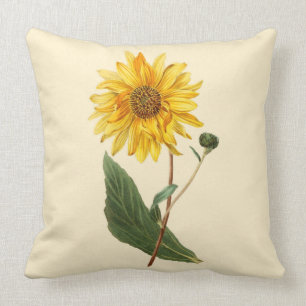 Coussin Carreau de tournesol