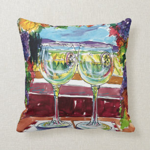 Coussin Carreau de vin