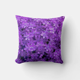 Coussin Carreau de violettes