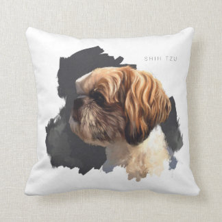 Coussin Carreau décoratif de Shih Tzu