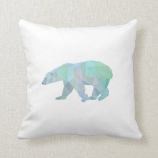 Coussin Carreau d'ours blanc de Geode