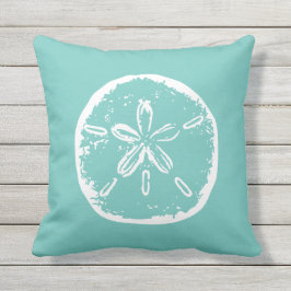 Coussin Carreau extérieur de sable de plage rustique