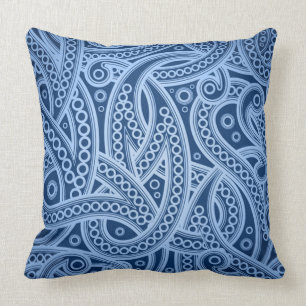 Coussin Carreau génial de motif de Paisley d'abrégé sur