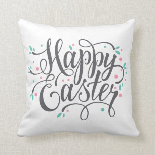 Coussin Carreau heureux lunatique de la calligraphie   de