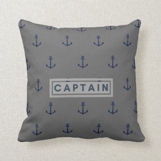 Coussin Carreau imprimé de capitaine Ancle partout
