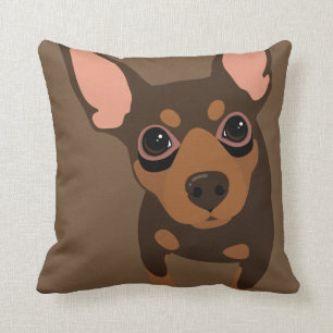 Coussin Carreau minimum de propriétaire de Pin de chocola