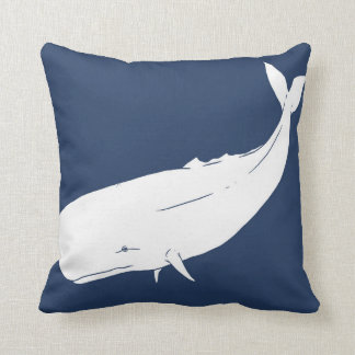 Coussin Carreau nautique de baleine