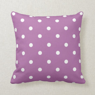 Coussin Carreau pourpre de décor de maison de point de
