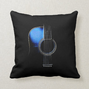 Coussin Carreau réversible de guitare acoustique
