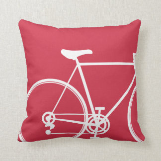 Coussin Carreau rouge de vélo