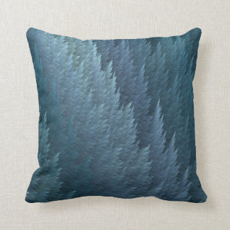 Coussin Carreau turquoise de conception de motif de plume