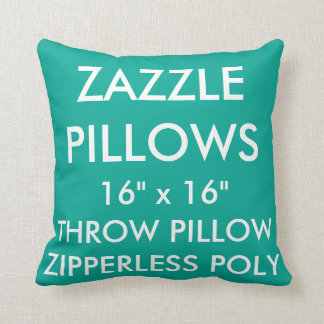 Coussin Carreau VERT fait sur commande de Zazzle
