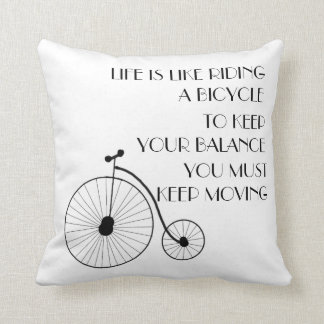 Coussin Carreau vintage de vélo