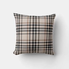 Coussin Carreaux Beige