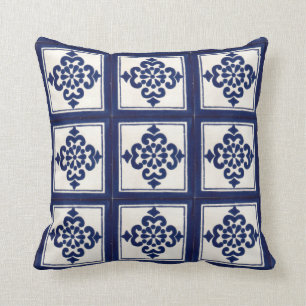 Coussin Carreaux doubles faces de tuile de Talavera de