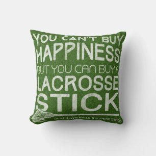 Coussin Carreaux drôles de conception de lacrosse