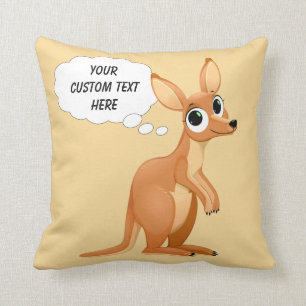 Coussin Carreaux faits sur commande des textes de