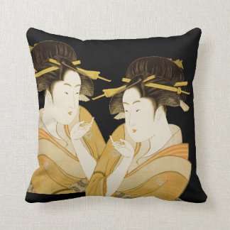 Coussin Carreaux japonais de conception d'art