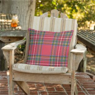 Coussin Carreaux Rouges