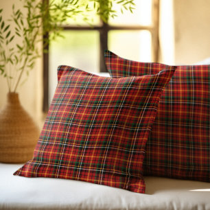 Coussin Carreaux Rouges