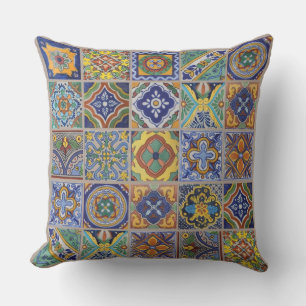 Coussin Carreaux Talavera