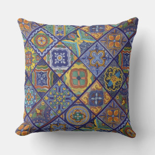 Coussin Carreaux Talavera