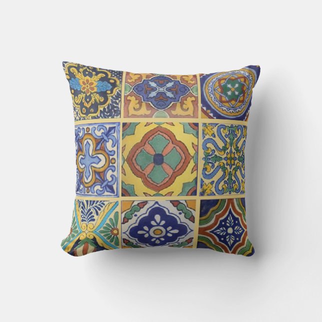 Coussin Carrelage de Talavera (Recto)